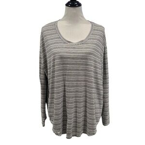 Athleta Cloudlight Stratus Striped Top Plus Size 1X